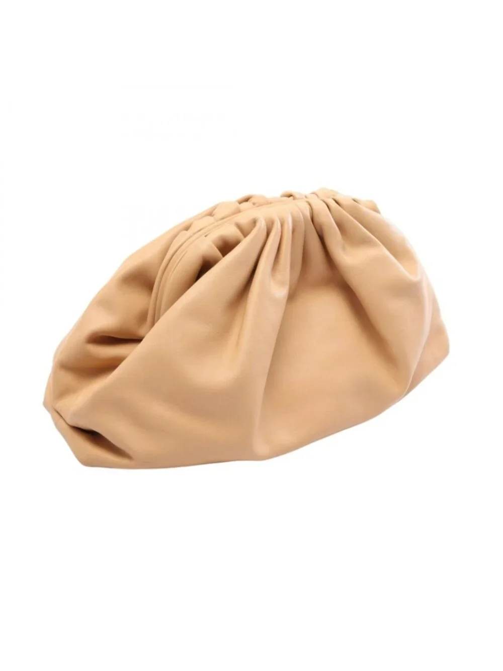 Bottega Veneta Clutch the Pouch Beige Leather